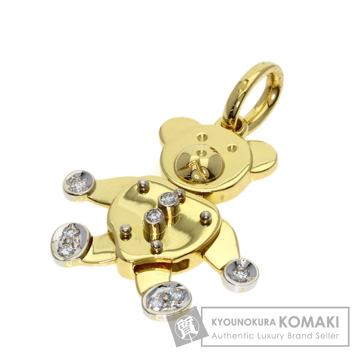 楽天市場】ポメラート オルセット ダイヤモンド クマ ベア ペンダント