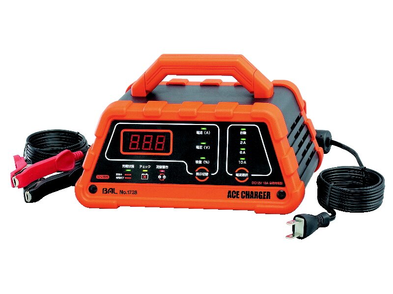 エースチャージャー バッテリー自動充電器 1738 の通販