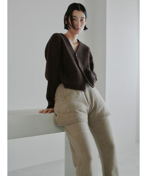 MIESROHE（ミースロエ） カーディガン ウォッシャブルコンパクト