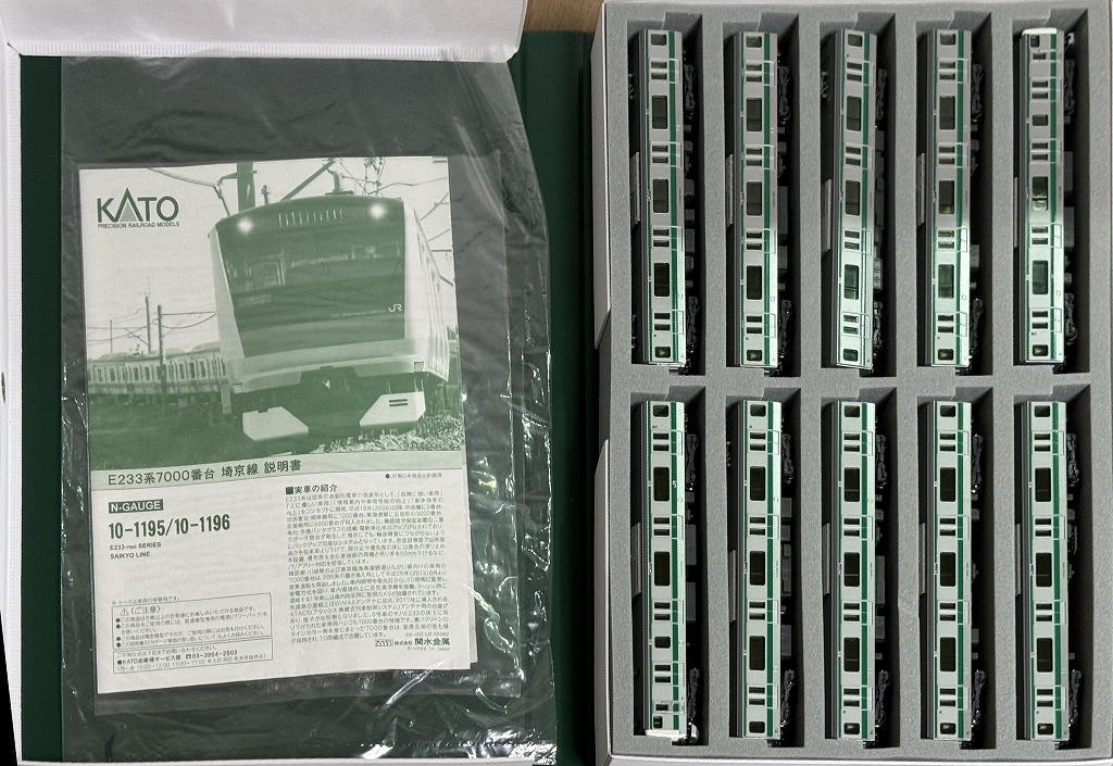KATO [ジャンク]KATO 10-1195+10-1196 E233系7000番台(埼京線) 基本＋