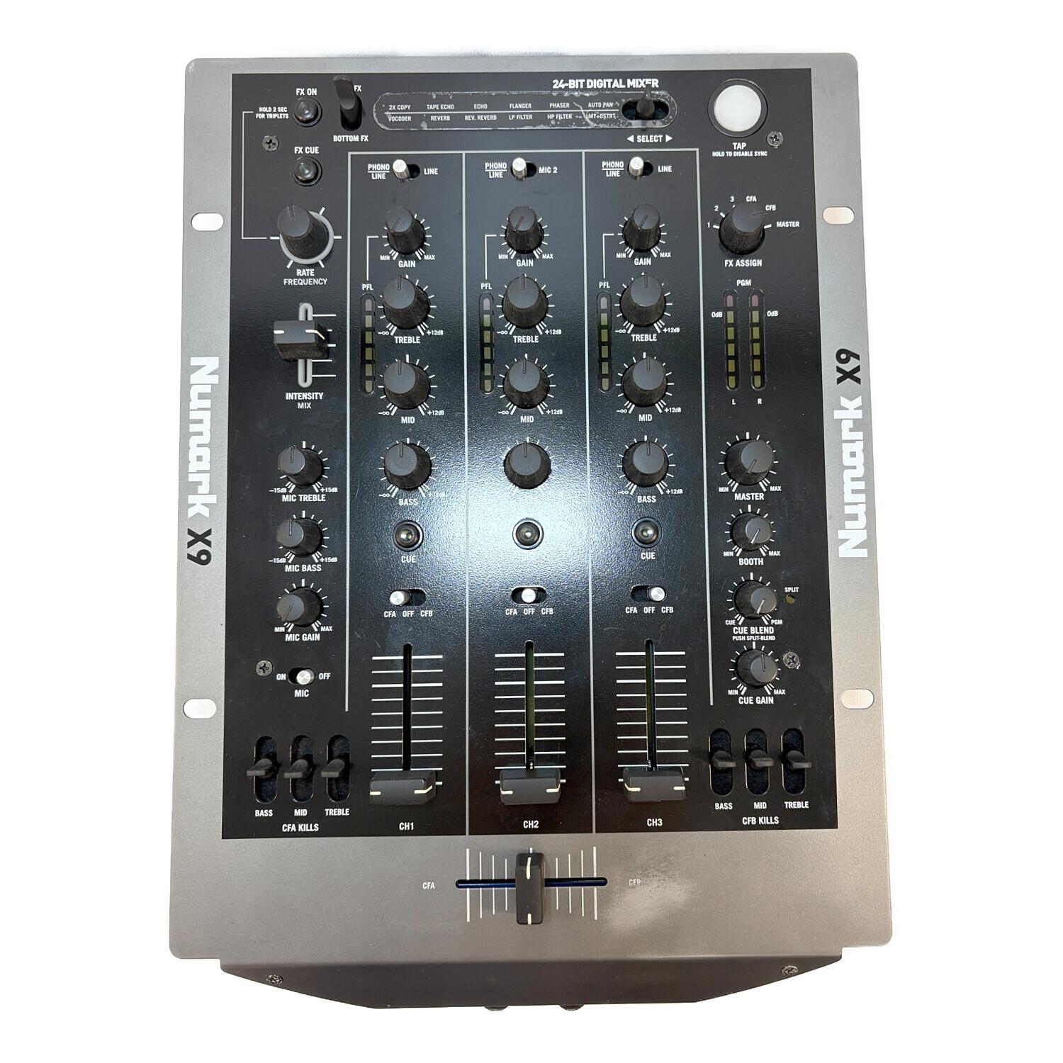 Numark DXM09 DJミキサー 24ビットデジタル 3チャンネル Numark DXM09