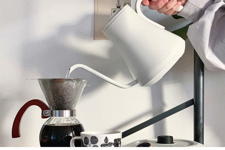 楽天市場】EPEIOS ドリップケトル 900ml EPCP001 温度調節機能 電気