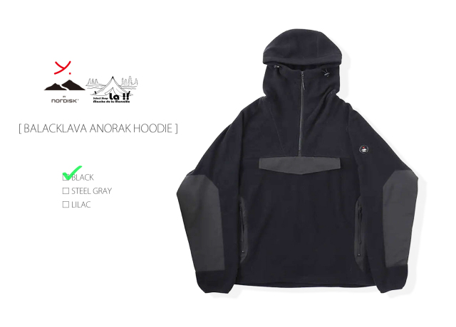 YDOT / ワイドット 】BALACKLAVA ANORAK HOODIE / バラクラバフードの