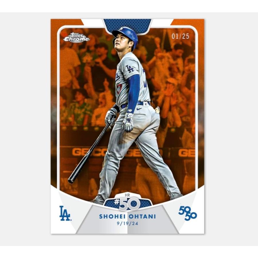 送料無料】2024 Topps 50/50 Shohei Ohtani 大谷翔平 1パック トップス