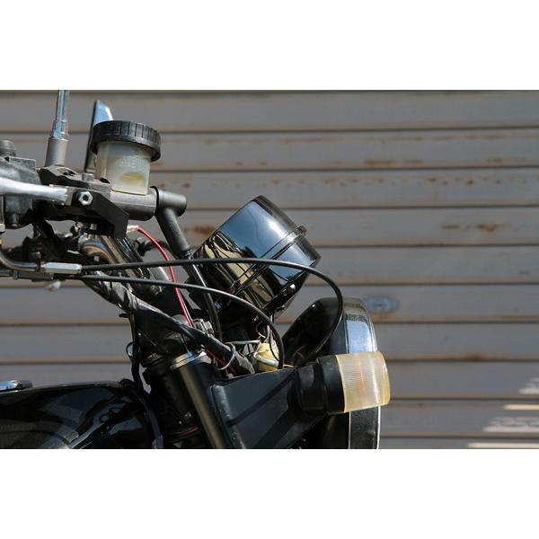 547】【Z400FX】 新品メーターカバー上下セット ブラッククローム 旧車