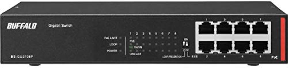 Amazon | バッファロー BS-GU2108P 法人向け Giga対応 Layer2