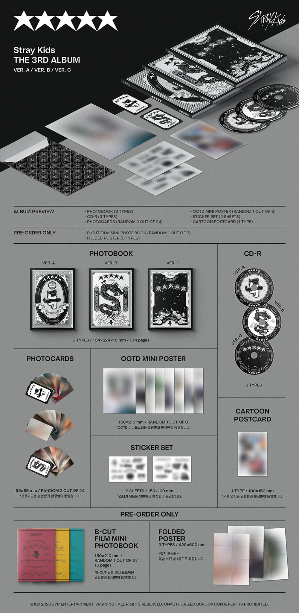 Amazon.com: [Preorder Benefits] STRAYKIDS - 5 STAR [C Version] The