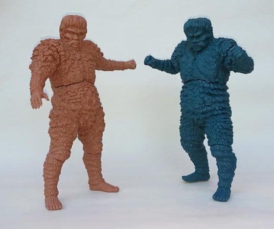 週末限定 ビリケン商会 サンダ対ガイラ 仮組み 新作サンダ対ガイラ未彩色組立キット、4年ぶりの新作としてついに発売