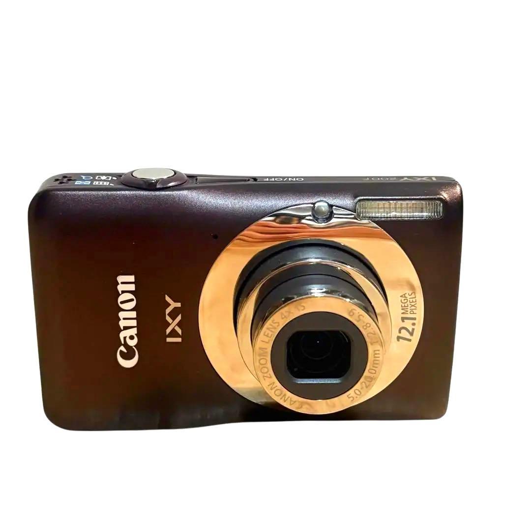 Canon IXY200F ブラウン デジカメ 充電器付 コンデジ 並品】CANON キヤノン デジタルカメラ IXY 200F ブラウン IXY200F(BW