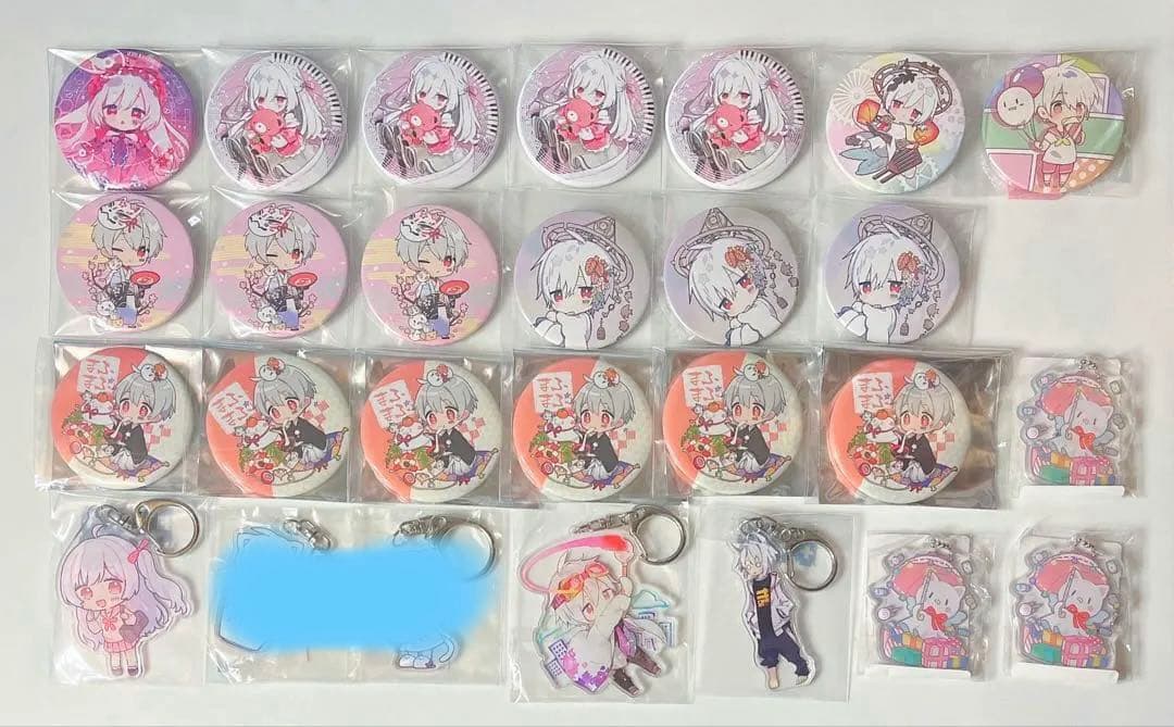 まふまふ 缶バッジ アクキー 復帰記念缶バッジ（全6種）