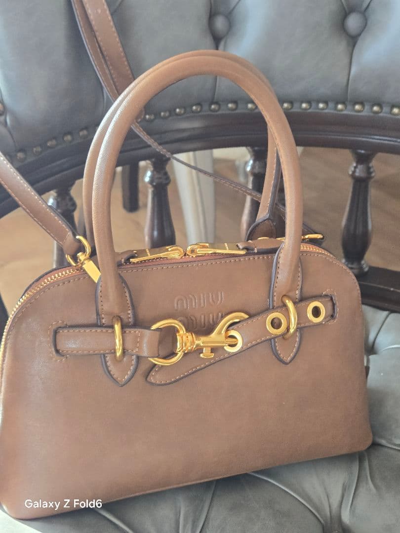 miu miu (ミュウミュウ) アルカディ レザーバッグ MIU MIU/ミュウミュウ通販 | アルカディ レザー バッグ【送料無料