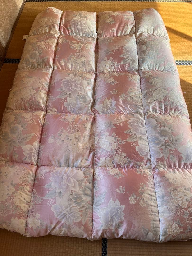 あ*☆様 羽毛布団 150×210 ダウン95% フェザー5% ホワイトグース1 マザーグース 羽毛布団 布団カバー付 マザーホワイトグースダウン93