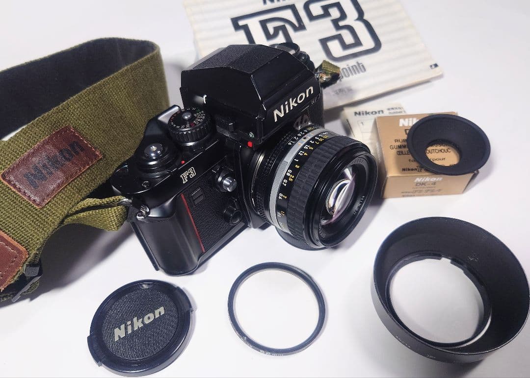 【良品】Nikon F3 HP ニコン NIKKOR 50mmF1.4付 Nikon F3 HP with 50mm f/1.4 – Film Supply Club