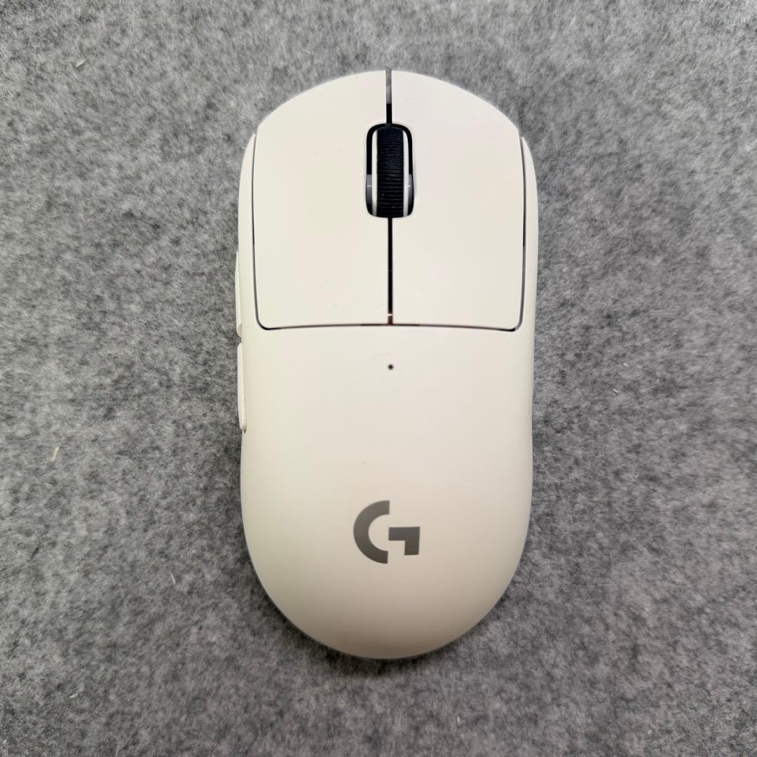 Logicool PRO X Superlight ホワイト + 充電スタンド RGB Magnetic Mouse Charger for Logitech G Pro Wireless X